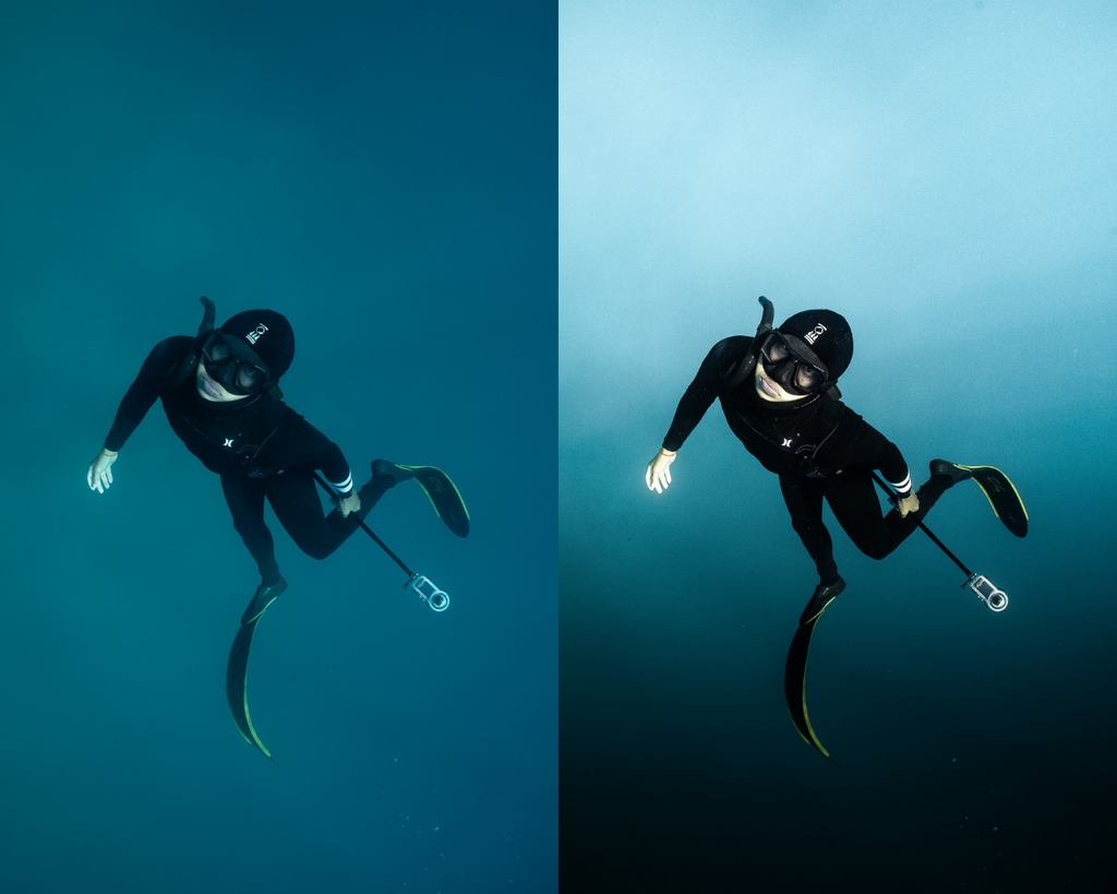 Adaptive AI-Powered Underwater Lightroom Presets (50 Presets)